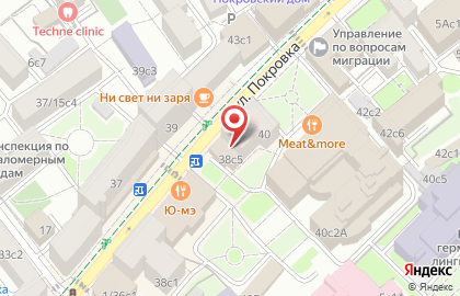Школа танцев Афродита на улице Покровка на карте