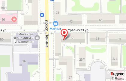 Магазин мобильных телефонов Лидер в Ленинском районе на карте