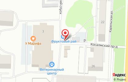 Сеть киосков и магазинов свежей выпечки Метро-II в Петрозаводске на карте