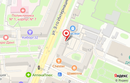 Туристическое агентство OnlineTur.ru на улице 3 Интернационала на карте
