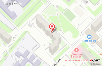 Ажур на улице Политбойцов на карте
