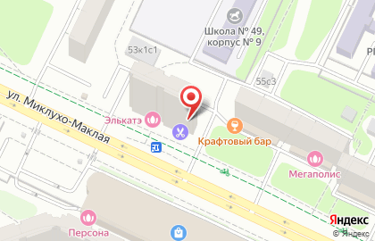 Мастерская по ремонту техники Expresstech на улице Миклухо-Маклая на карте