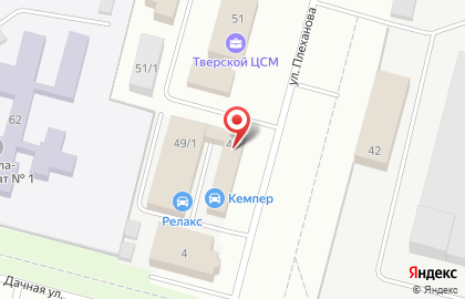 Ямаха Мотор Центр Тверь на улице Плеханова на карте