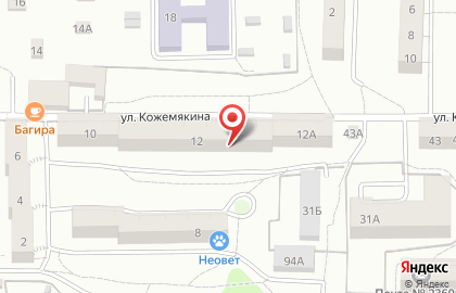 Участковый пункт полиции Менделеевский Отдел МВД России по Центральному району г. Калининграда на карте