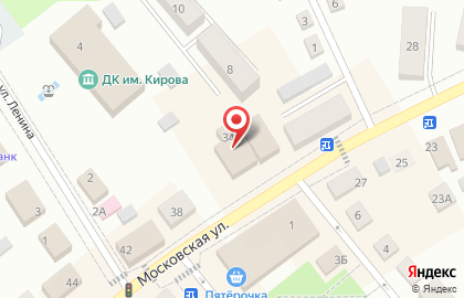 Магазин канцтоваров Глобус на Московской улице на карте