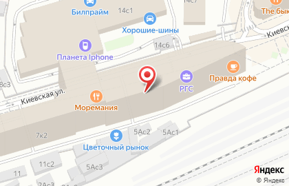 Страховая компания Росгосстрах Жизнь на Киевской улице на карте