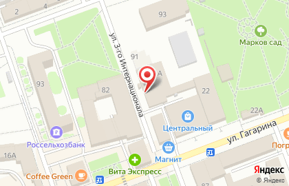 Магазин Мулловские пироги на улице III Интернационала на карте