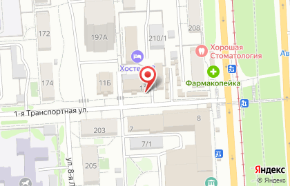 Магазин фруктов и овощей в Октябрьском районе на карте