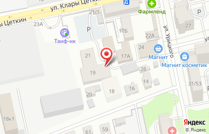Торговая компания Тд тракт на улице Клары Цеткин на карте