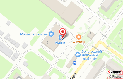 Торговый центр Гурман на улице Мира на карте
