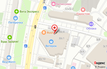 Общежитие "Городской отель" на Бабушкинской на карте