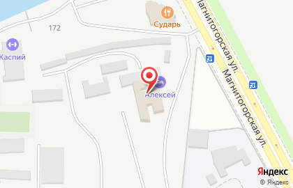 Гостиничный комплекс Алексей в Астрахани на карте