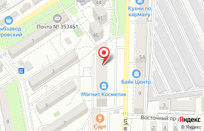 Специализированный магазин Отделочные материалы на Объездной улице на карте