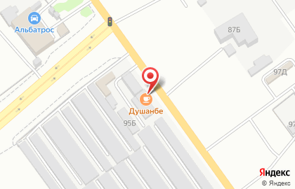 Кафе Душанбе на улице Пушкина на карте