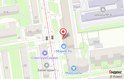 Супермаркет Мария-Ра в Заельцовском районе на карте