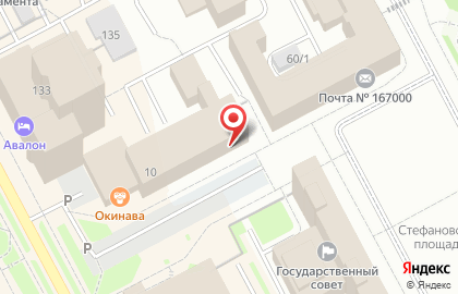 Ростелеком в Сыктывкаре на карте