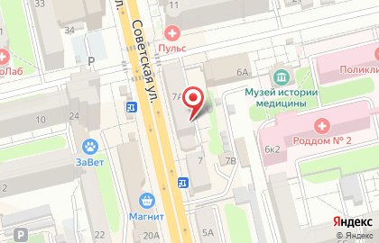 МТС на Советской улице на карте