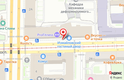 Кружева на 1-ой Красноармейской улице на карте