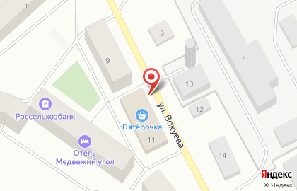 Универсам Пятёрочка в Мурманске на карте