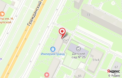 Mr.Kolgotoff на Гражданском проспекте на карте