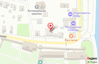 Антикварный салон Костромская старина на карте