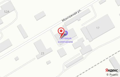 Самарская Сетевая Компания, ЗАО на Монтажной улице на карте