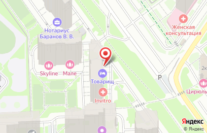 Ателье в Москве на карте