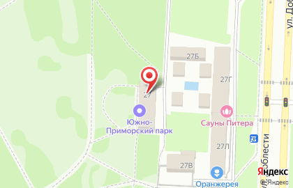 Колос на Петергофском шоссе на карте