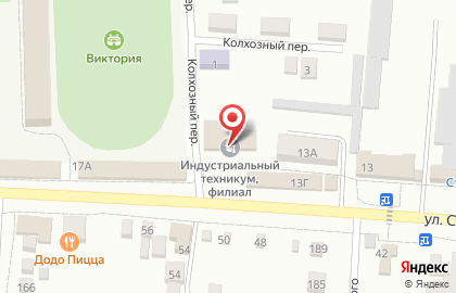 Анапский индустриальный техникум на улице ​Советов, 15 на карте