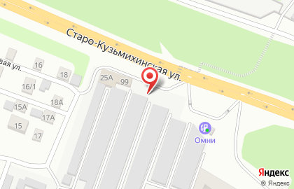 Движок на Старо-Кузьмихинской улице на карте
