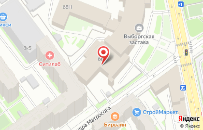 Компания Эверест Групп СПб в Выборгском районе на карте