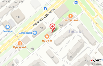 Торгово-производственная фирма Зевс xxi на улице Ленинградской на карте