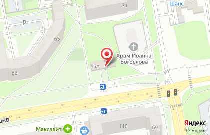 Торговый комплекс Богословский на карте
