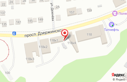 Магазин автозапчастей Восток-Запад на проспекте Дзержинского на карте