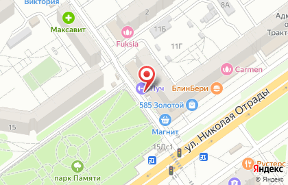 Центр единоборств Луч на карте