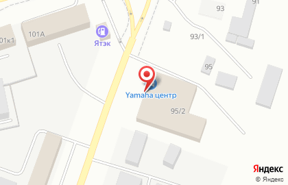 Торгово-выставочный центр Yamaha на улице Чернышевского на карте