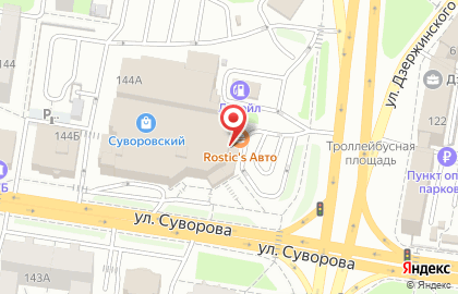 Ресторан быстрого питания KFC в Ленинском районе на карте