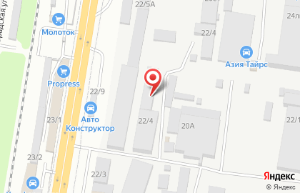 Компания Аргомикс на Ростовском шоссе на карте