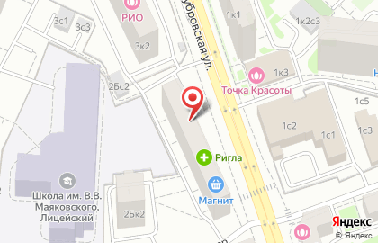 Пекарня Булочные Фокина на 1-й Дубровской улице на карте