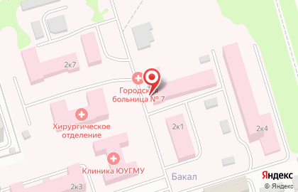 Медицинская лаборатория в Челябинске на карте