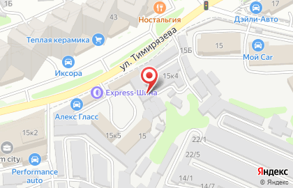 Левша на улице Тимирязева на карте