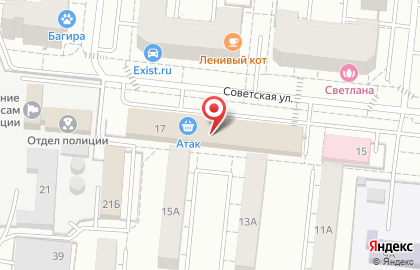 ОАО Банкомат, Банк Петрокоммерц на Советской улице на карте