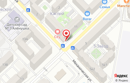 Аптека Сердечко на Кавказской улице на карте