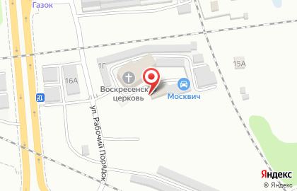 СТО Москвич на карте