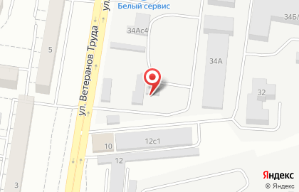 Автосервис Дитас на улице Ветеранов Труда на карте