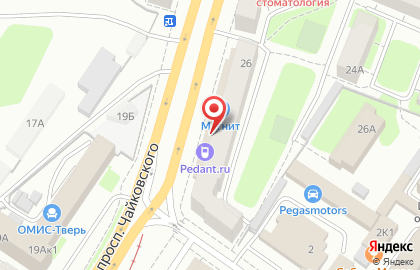Цветочный магазин Цветы от Маргариты на проспекте Чайковского на карте