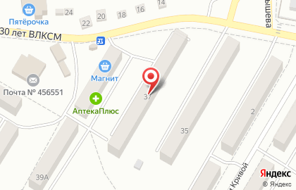 Федеральная сеть Фианит-Ломбард на улице 30 лет ВЛКСМ, 39 в Коркино на карте