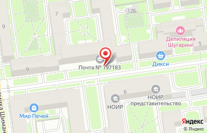 ТЕРМИНАЛ на Сестрорецкой улице на карте