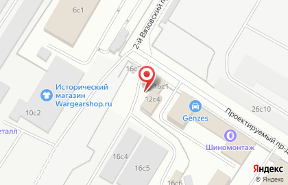 Торговый дом Биззон в Рязанском районе на карте
