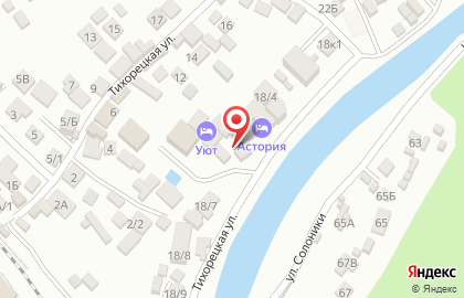 Продуктовый магазин в Сочи на карте